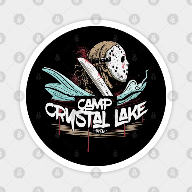 Camp Crystal Lake Magnet by Frajtgorski